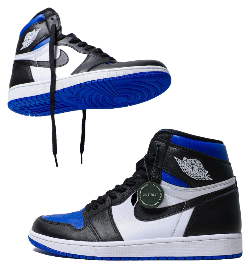 Jordan Air Jordan 1 Retro High OG 'Royal Toe' — כחול רויאל / שחור / לבן