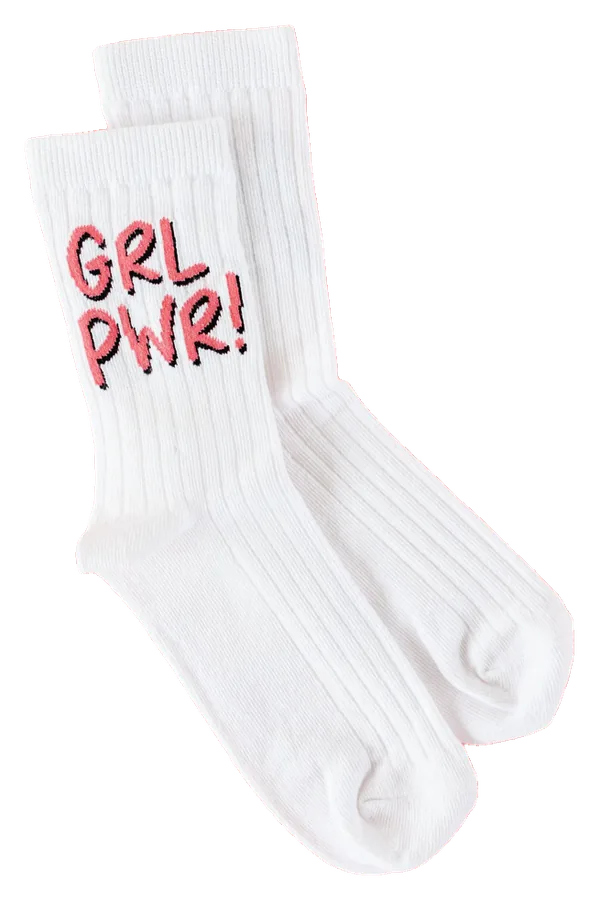 lilo kix Crew Socks — לבן