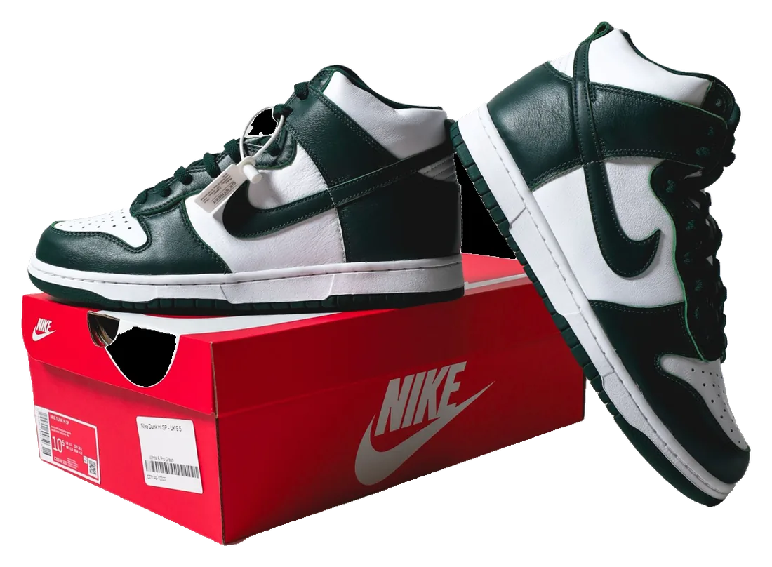 Nike Dunk High 'Spartan Green' — ירוק ספרטני / לבן