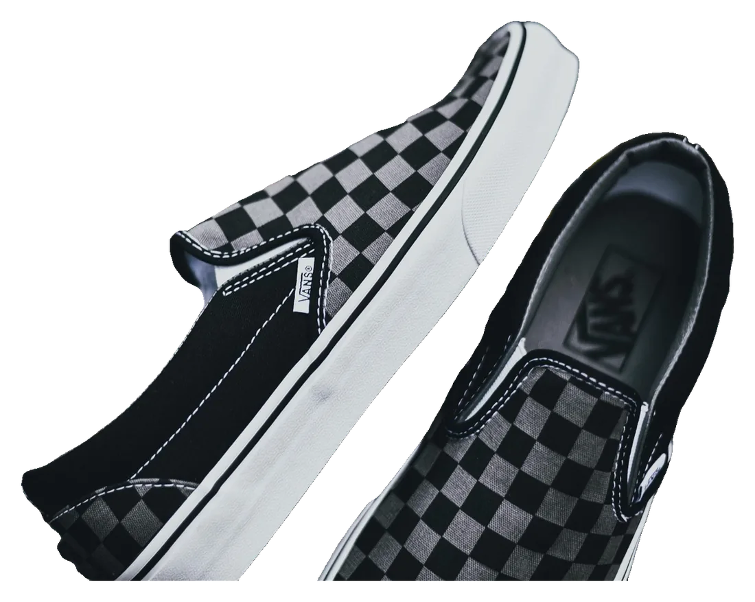 Vans Classic Slip-On 'Checkerboard' — משבצות שחור / לבן