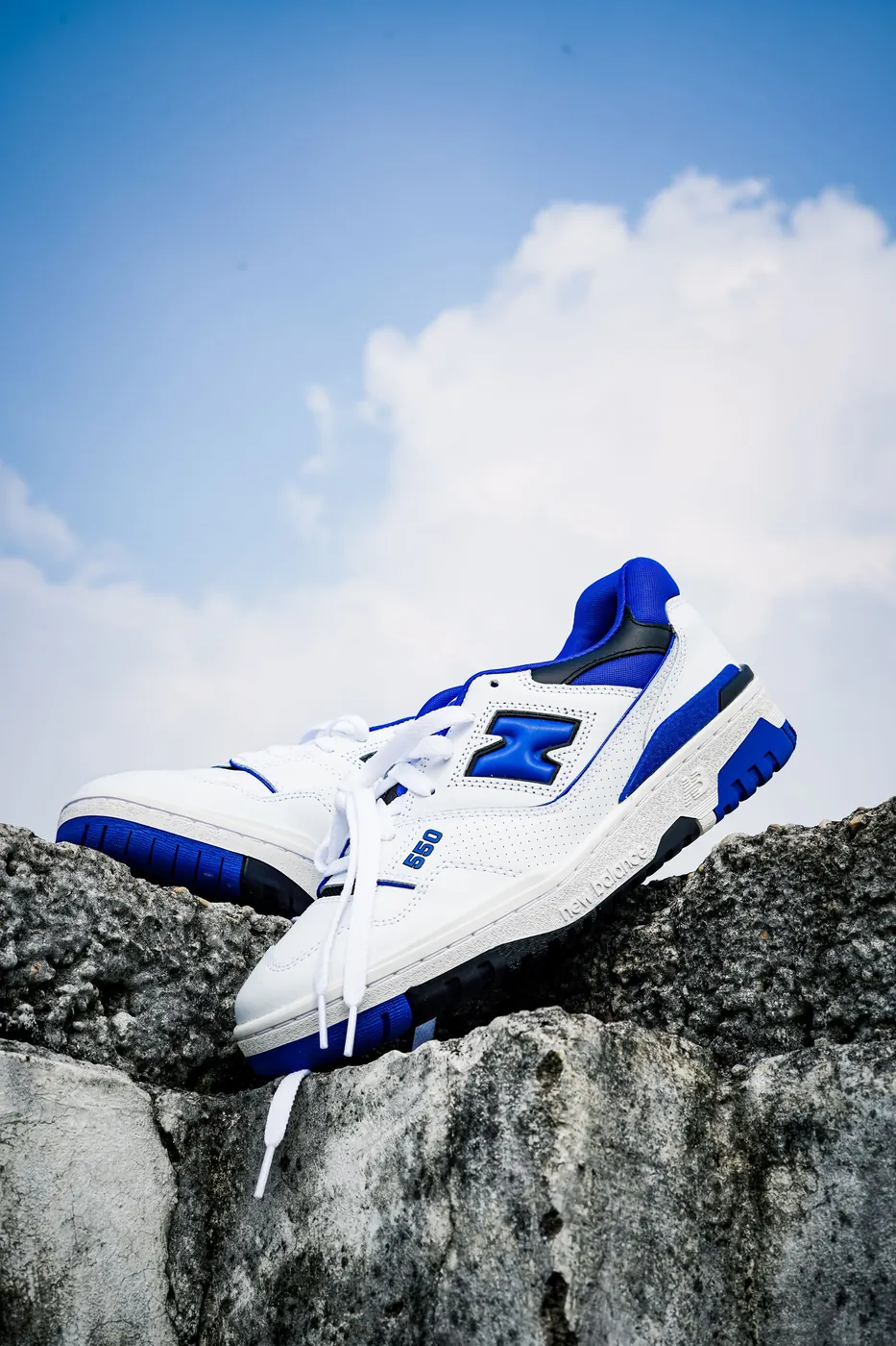 New Balance 550, צילום אווירה