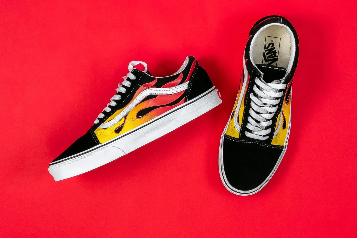 Vans Old Skool 'Flame', צילום אווירה